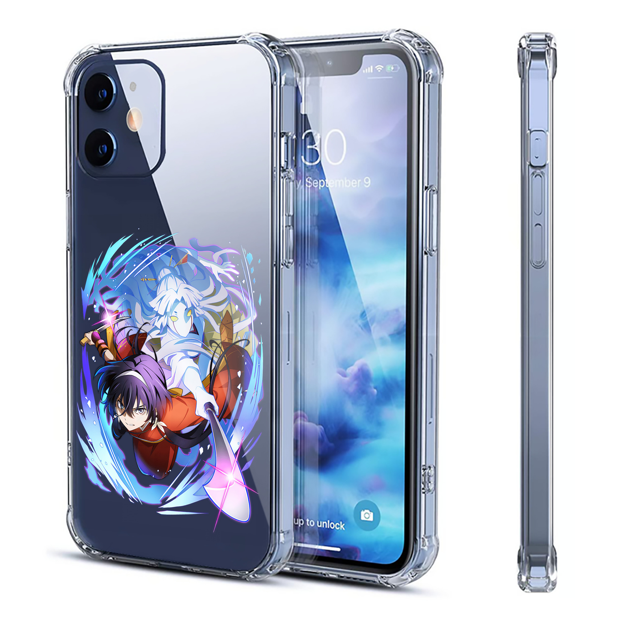（画像用） 文豪ストレイドッグス Bungo Stray Dogs 【iPhone 12シリーズ対応】透明スマホケース（クリアソフトケース）